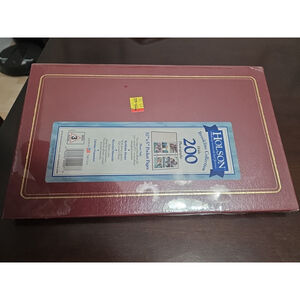 Vintage Holson Photo Book 3 Ring Binder Refillable Holds 200 3.5 X 5" Photos New